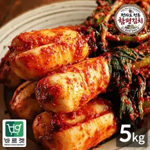 전라도전통함평김치 총각김치5kg 국내산재료 당일제조 바르겟