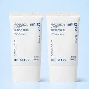 1+1 이니스프리 트루 히알루론 수분 선크림 50mL 총 2개