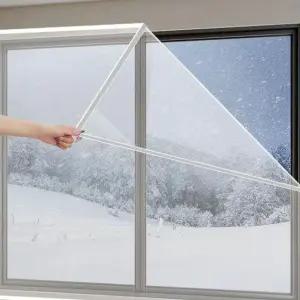 벨크로 방풍 비닐 외풍차단 간편설치 창문 찍찍이 바람막이 우풍차단 창문단열 창틀바람막이 현