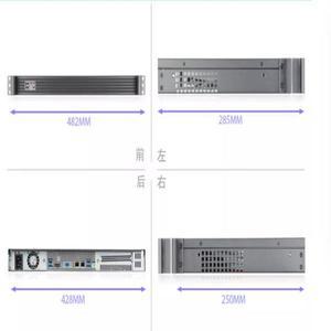 1U 섀시 짧은 250MM ITX 마더보드 미니 서버 박스 패널 전화 센터 Atom