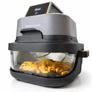 마르쿠진 에어프라이어 4L+1.5L 글라스 유리 에어프라이기 고구마 삼겹살