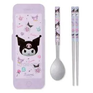 쿠로미 주니어 입체 수저 젓가락 케이스 세트1P 초등