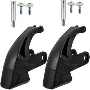 앙고이 인라인 스케이트 브레이크 교체 키트 표준 패드 2세트 롤러 범용 스토퍼 나사로 고무 부품 쉽게