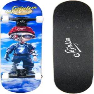 세플림 31 x 8 인치 완전 스케이트보드 7 레이어 캐나다 메이플 더블 킥 덱 오목 크루저 트릭 남자 청소년