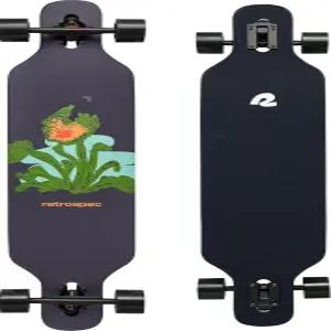 레트로스펙 리프트 드롭스루 롱보드 스케이트보드 출퇴근 크루즈 조각 및 내리막 라이딩을 위한 트럭이