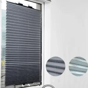 65CM 무타공 블라인드 LIV019 그레이방커텐 거실 커튼 간편