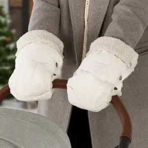 버튼핸드머프 유모차장갑 안전바커버 워머 방한손잡이안 핸들 겨울 털장갑 악세사리