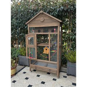 원목 새장 대형 야외 베이직 우드 나림장 놀이터 새집 앵무새 조류