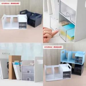 서랍책꽂이 파일 상정리함 북앤드 고정서류 꽃이 엔드