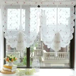 레이스 가리개 커튼1p 가림막 바란스 거실쉬폰커튼 커텐 작은방 쉬폰 가림막천 주방 작은창 행거 중문 시공