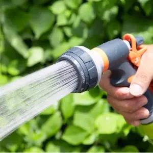 수압 조절 8기능 고압 분사기 세차 베란다 스프레이건 수압조절