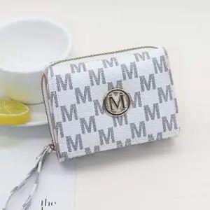 여성 고급 M자 반지갑 교통카드 명함 수납 지갑 카드 미니 여성