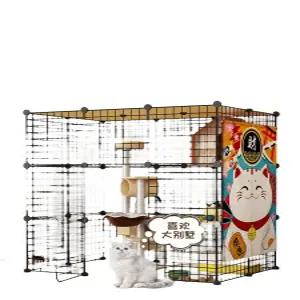 실내 고양이장 케이지 반려견 대형 이동식 철장 개장