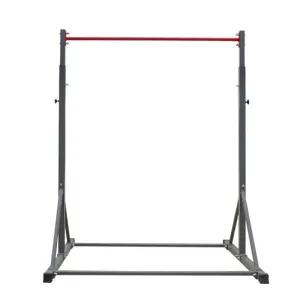 야외철봉 레드 평행봉 풀업바 철봉바 턱걸이 수평 블랙기둥 이동식 바