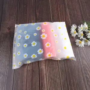 플라워 반투명 지퍼백 26x35
