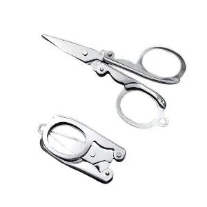 휴대용 접이식 미니가위 다목적 낚시 캠핑 가위