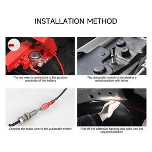 범용 호환 언더 후드 엔진 수리 자동 켜기 끄기 스위치 제어 기능이  흰색 LED 라이트 바 SUV 픽업 오프로