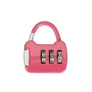 미니 다이얼 자물쇠 핑크
