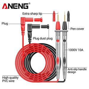PT1005B 디지털 멀티미터 프로브  리드 1000V 10A 범용 호환 니들 팁 멀티 미터 테스터 와이어 펜 케이블