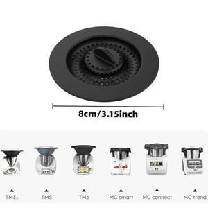 Thermomix TM6/TM5/TM31용 호환 실리콘 스플래시 가드 1개 몽슈어 쿠이진 방지 커버 카바 트렌드/MC 커넥트