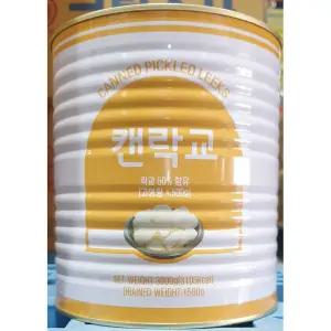 이엔 락교 SS 3kg통조림 절임 반찬 교캔 야채통
