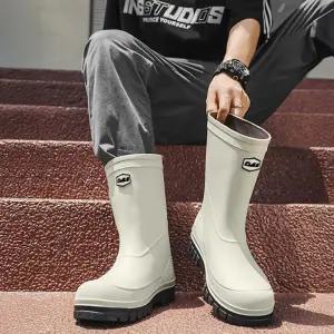 남자 장마 비오는날 미끄럼 방지 장화 레인부츠남성신발낚 로퍼 첼시 여성 빅사이즈 스타일 아쿠아슈즈 사