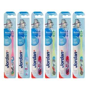 조르단 어린이칫솔 유아 아동 버디 1단계x6개단체 비치용치 부드러운모 단계별 집칫 집사은품 단계용 키즈