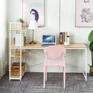 H자형 입식 철제 책상 컴퓨터 학생 1600x600