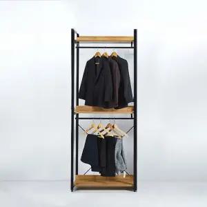 철제 드레스룸 2단 행거 800 옷장 행거 선반