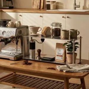 미드센추리 모던 메탈 오브제 선반 B형 2단 쇠테리어