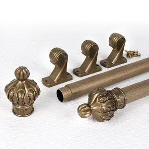 25mm 브라켓커튼봉 암막 압축 커텐설치 부자재 레일 커튼