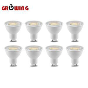1-10PCS Led 스포트라이트 GU10 3W 5W 6W 7W 8W 조명 전구 220V 실내 3000K Bombillas