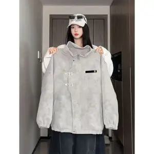 남성용 빈티지 항공 점퍼 나염 가죽 재킷 야상 쇼트 차이나 봄가을 야구 DUCHI3