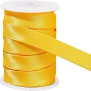 베네크레아트 13.5야드 새틴 바이어스 테이프 3/8인치 이중 접이 바인딩 리본 청삼 장식용 의류 솔기 배관