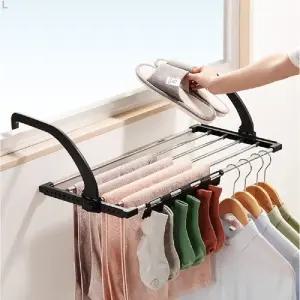 다용도 창틀빨래건조대 일반50cm자취방 원룸 양말 속옷 행주 만능 간이 간편 심플 심플한