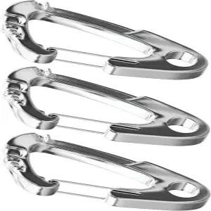 마이티 발 개 태그 카라비너 클립 - 3팩 강력 내후성 및 청소하기 쉬운 빠른 신분증 홀더 스위치 반려동물