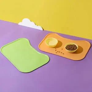 /이룸 PET 고양이 강아지 식기매트 실리콘매트 논슬립매트