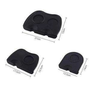 에스프레소 커피 탬퍼 매트 실리콘 홀더 코너 패드 미끄럼 방지 바리스타 커피웨어 탬핑 도구