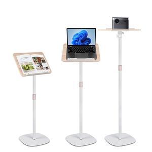 HDCHQQQ 조정 가능한 바닥 책꽂이 높이는 2018년 20피트에서 51피트까지이며, 각도, 음악 스탠드, 태블릿 성경용 독서 레시피, 요리, 책 나무 디스플레이 랙, 클립으로 안정적으로 휴대할 수 있습니다