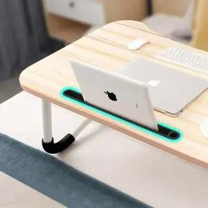 접이식 베드 테이블 컵홀더 좌식노트북 보조책상 베드트레이 접이식폴딩테이블 액자테이블