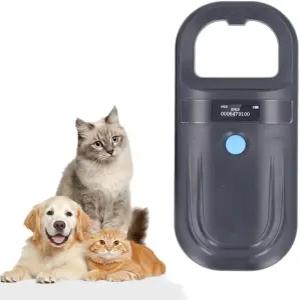 반려동물 마이크로칩 스캐너 ISO11784/85/FDX-B/EMID 핸드헬드 리더 134.2kHz ID 충전식 등록