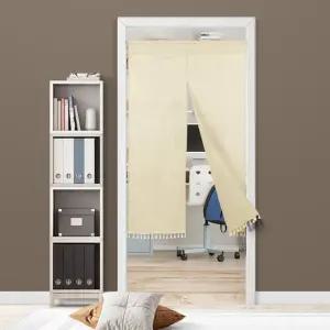 브라운바란스 베란다 간이커튼 벽가리개 미니가림막현관 창문 중문 주방 공분리 패브릭 막천 현관 가림천