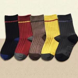 유아아동양말 j드림 5족세트여아 남아 어린이집 유치원선물 디자인 겨울 따뜻한 포근한 동양