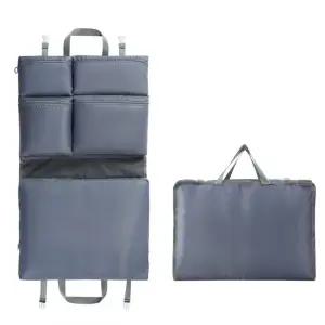 여행가방 여행용 옷 정리 6단 포켓 보조(그레이)파우치 화장품 정리함 보스턴백 캐리어 트렁크 해외