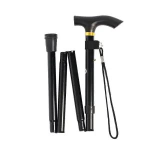 탑워크 길이조절 노인지팡이 보행 효도지팡이 블랙 등산지팡이 불편인지팡이