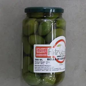 풍부한 과육 페트루젤리 체리놀라 그린올리브 560g 가공식품 절임류 토핑 올리브절임 올리브식염절임