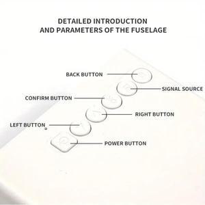 YG300 내장 스피커 고화질 1080P 지원 휴대용 호환 미니 엔터테인먼트 가정용 호환 LED 프로젝터
