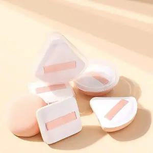 부채꼴 메이크업 모찌 퍼프 케이스포함