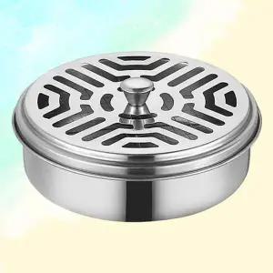 원형 모기향 연소기 스테인리스 받침대 캠핑용