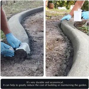 DIY 모델링 토양 석고 콘크리트 시멘트 주걱 모양 고정 클립 금형 도구